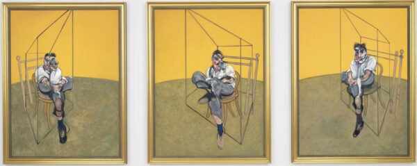 Three Studies of Lucian Freud by Francis Bacon