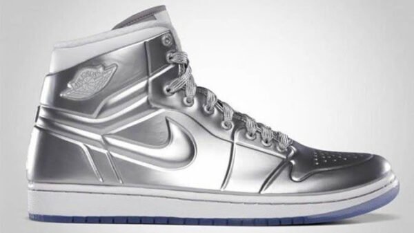 Air Jordan Silver Shoes