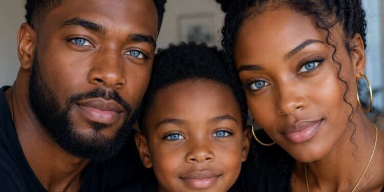Africans With Blue Eyes