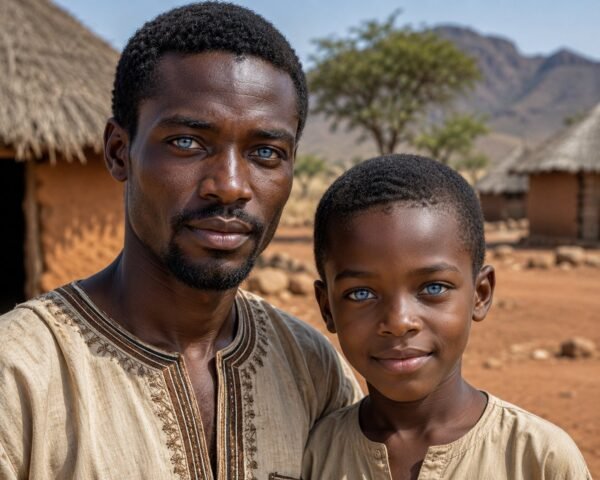 Africans With Blue Eyes
