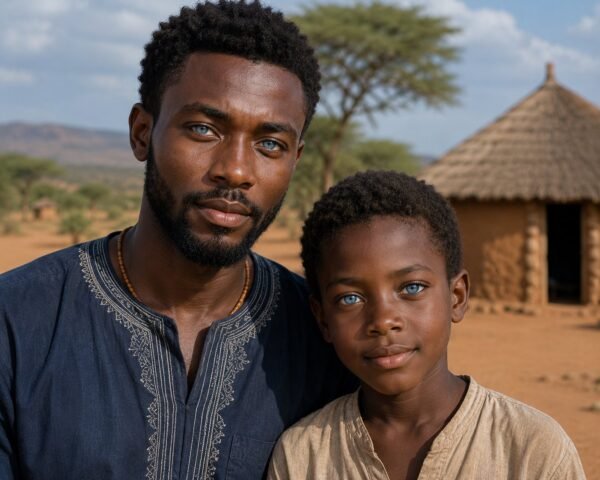 Africans With Blue Eyes