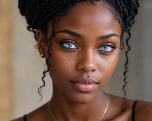 Africans With Blue Eyes